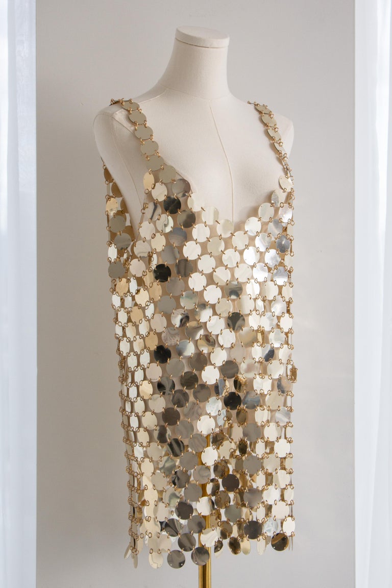 gold disc dress AUDRI GOLD DISCO DRESS – legacyboutiqueus main image 1