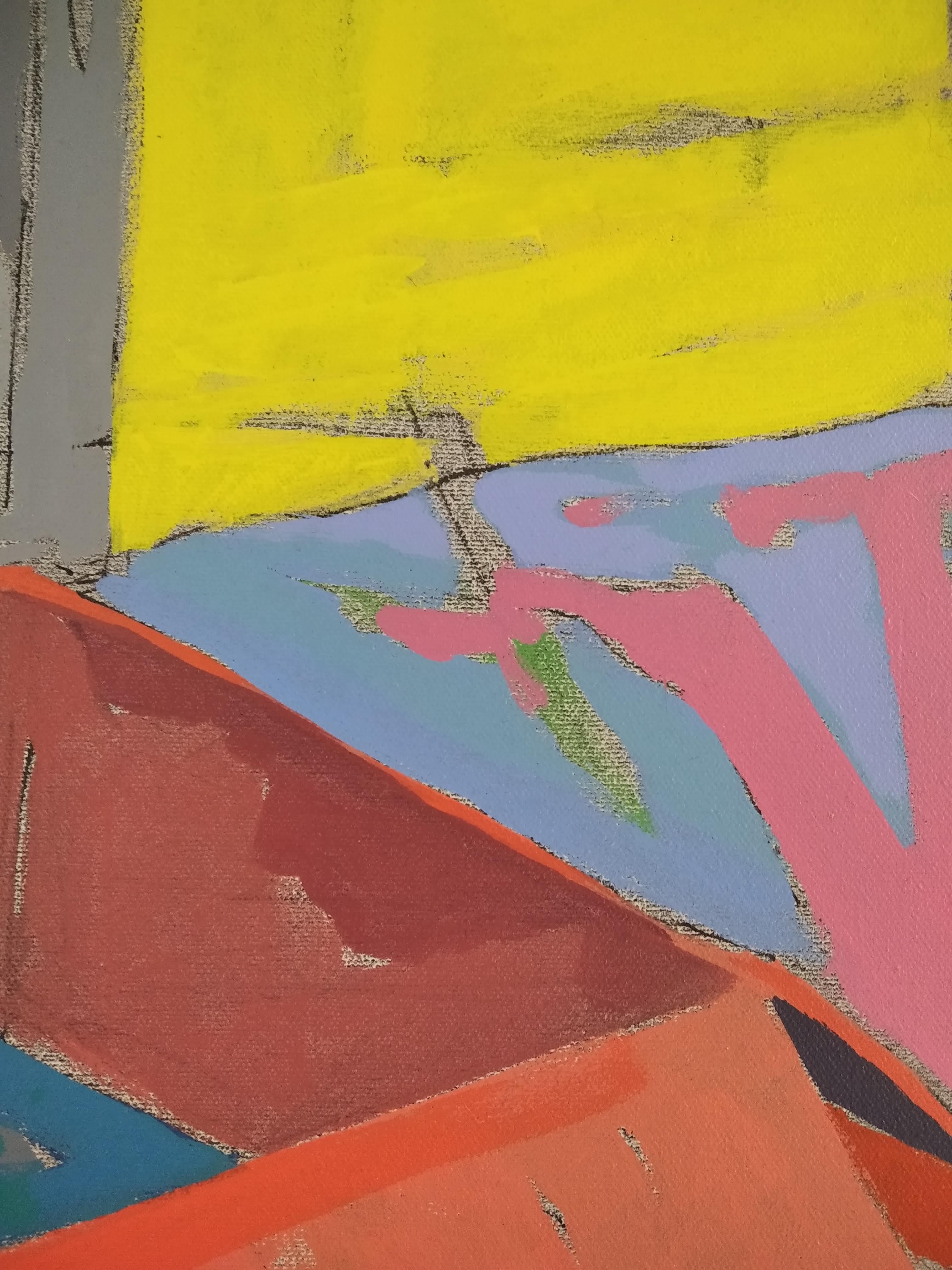 Caja Rosa - Painting de Paco Simon