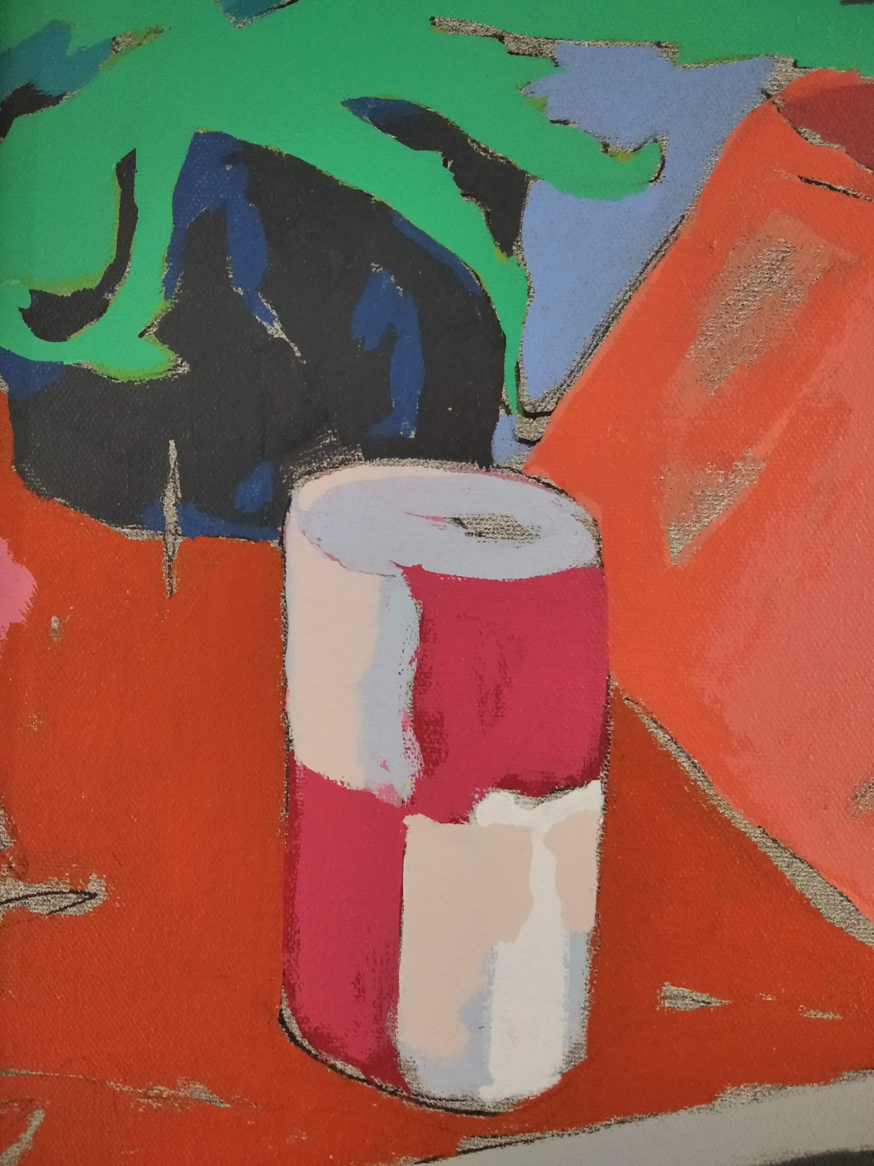 Caja Rosa - Painting Moderno de Paco Simon