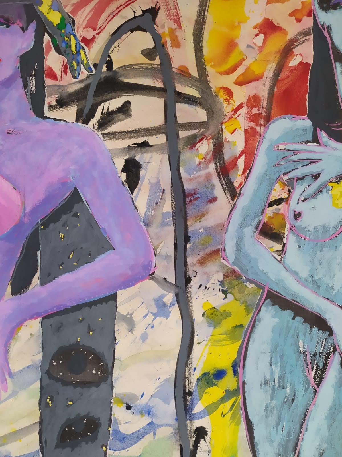 Senza titolo - Painting di Paco Simon