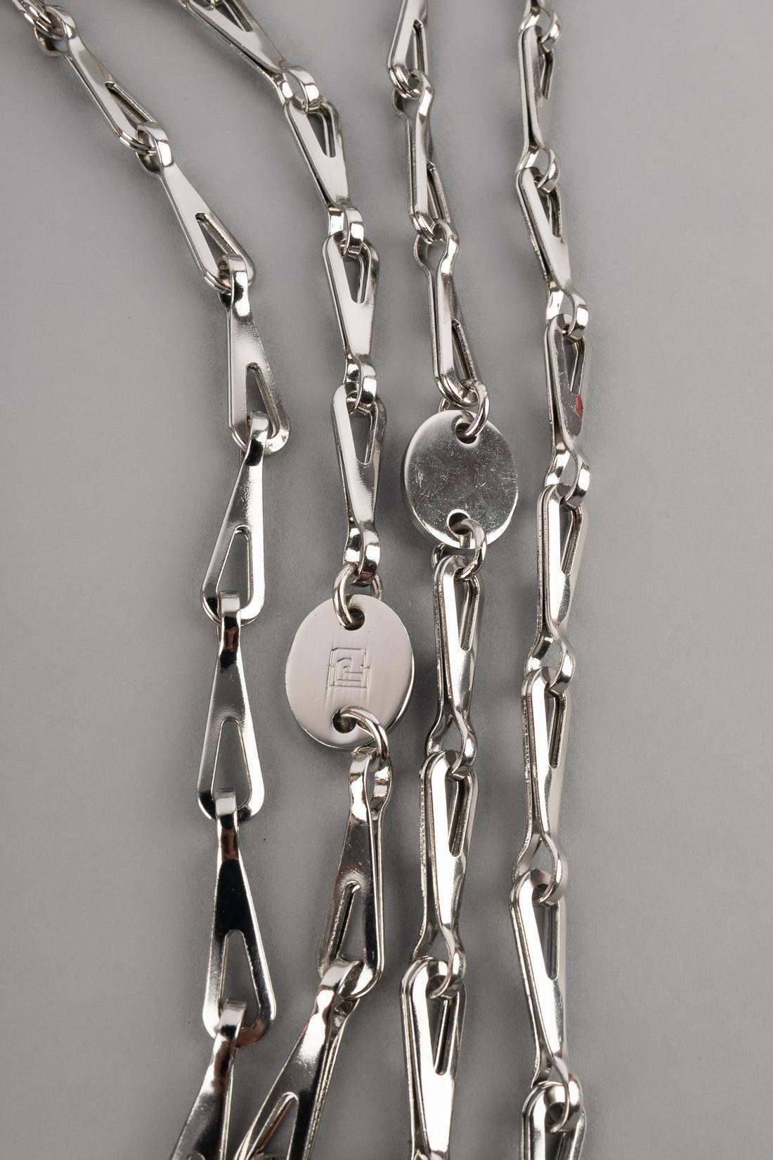 Paco White Pastilles Rabanne Silvery Metal Bag 4