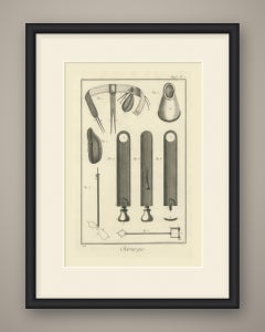 Padded Belt and Pouches, Diderot Chirurgie Supplement Plate 1, circa 1778