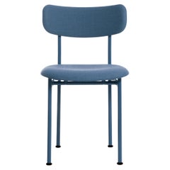 Gepolsterter Stuhl Magis Motta von Jasper Morrison, Stahlblau - 2er-Set
