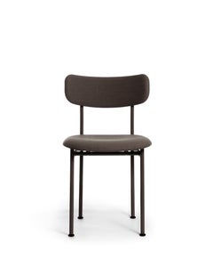 Padded Chair Magis Motta by Jasper Morrison, Brown Steel - Set of 2 chairs