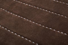 Padded Round Carpet, Handtufted in Wool , Färg & Blanche