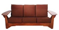 Paddle Arm Cushman Colonial Creations Sofa designed by Herman de Vries 1940s/50s