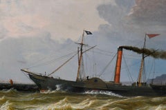 "Paddle Steamer Vulcan Sailing out of the Clyde" William Clark, 1834