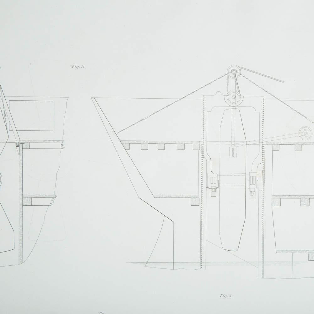19th Century PADDLE WHEELS & SCREW PROPELLERS by Day & Son, Lithographers to the Queen, 1864 For Sale