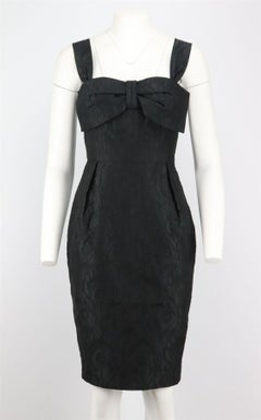 Paddy Campbell Vintage Bow Detailed Crepe Dress And Jacket UK 10