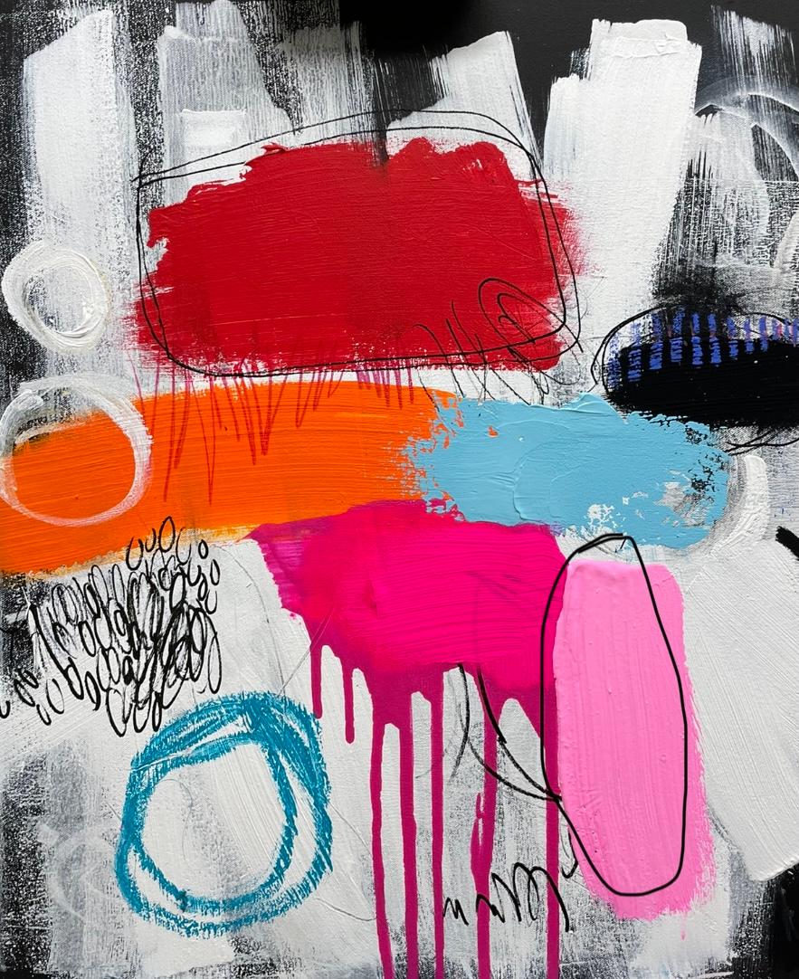 Abstract Painting Paddy Cohn - Calebasse Boom