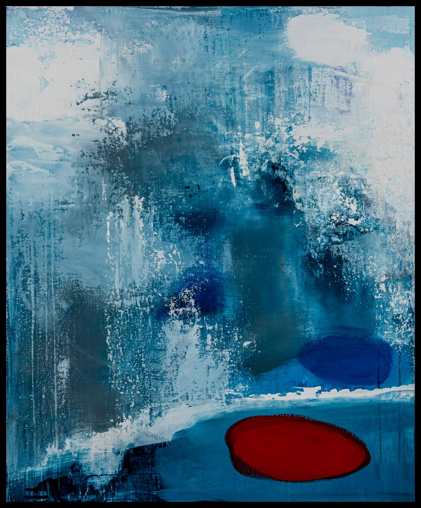 Goutte rouge - Contemporain Painting par Paddy Cohn