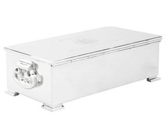 Boîte à cigarettes en argent sterling du 20ème siècle vintage 1965 par Padgett & Braham Ltd