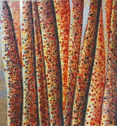 Sans titre - Peinture, encre sur toile
