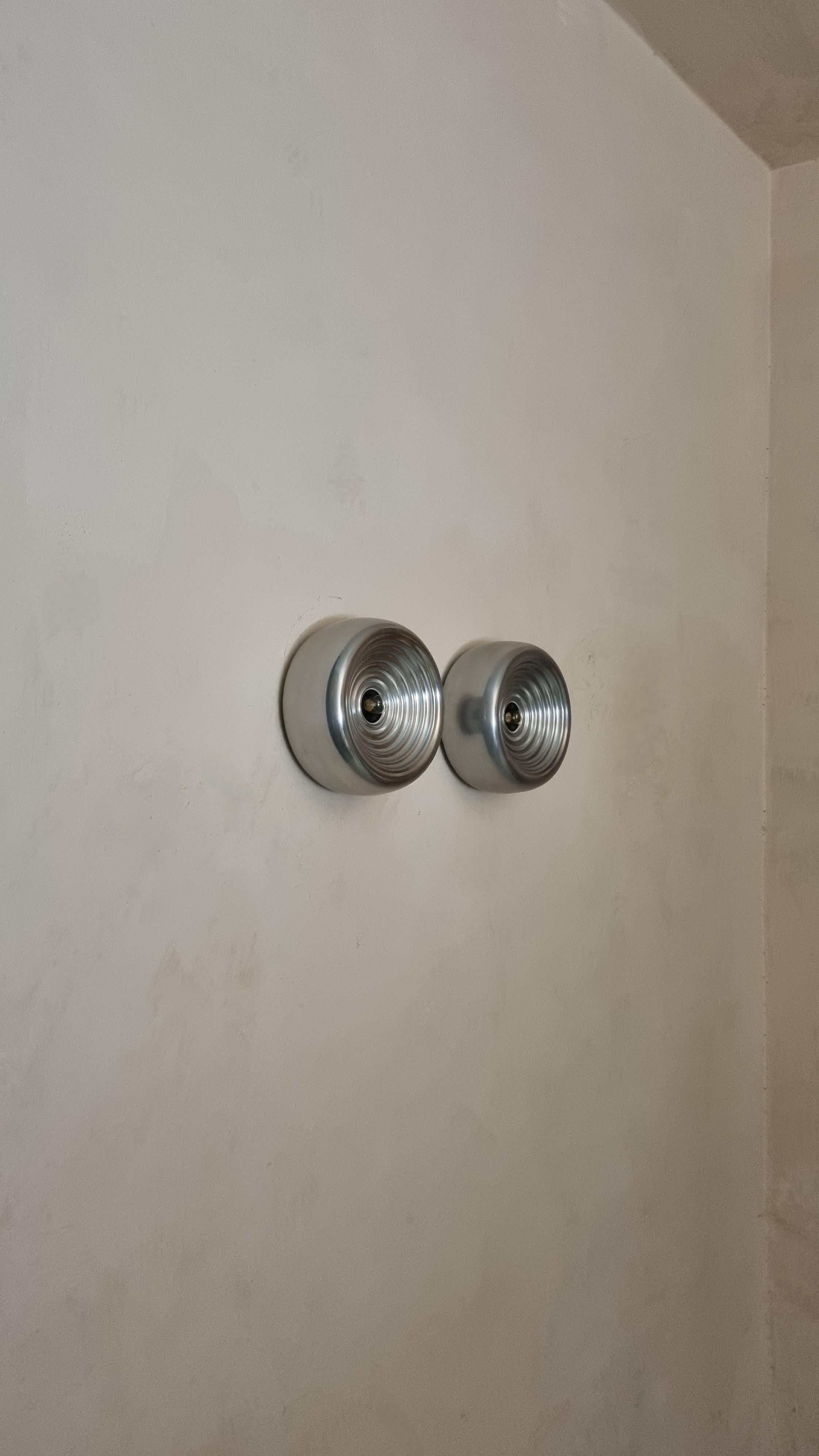 Italian Padina wall sconces designed by Achille & Pier Giacomo Castiglioni for Flos 1966 in vendita