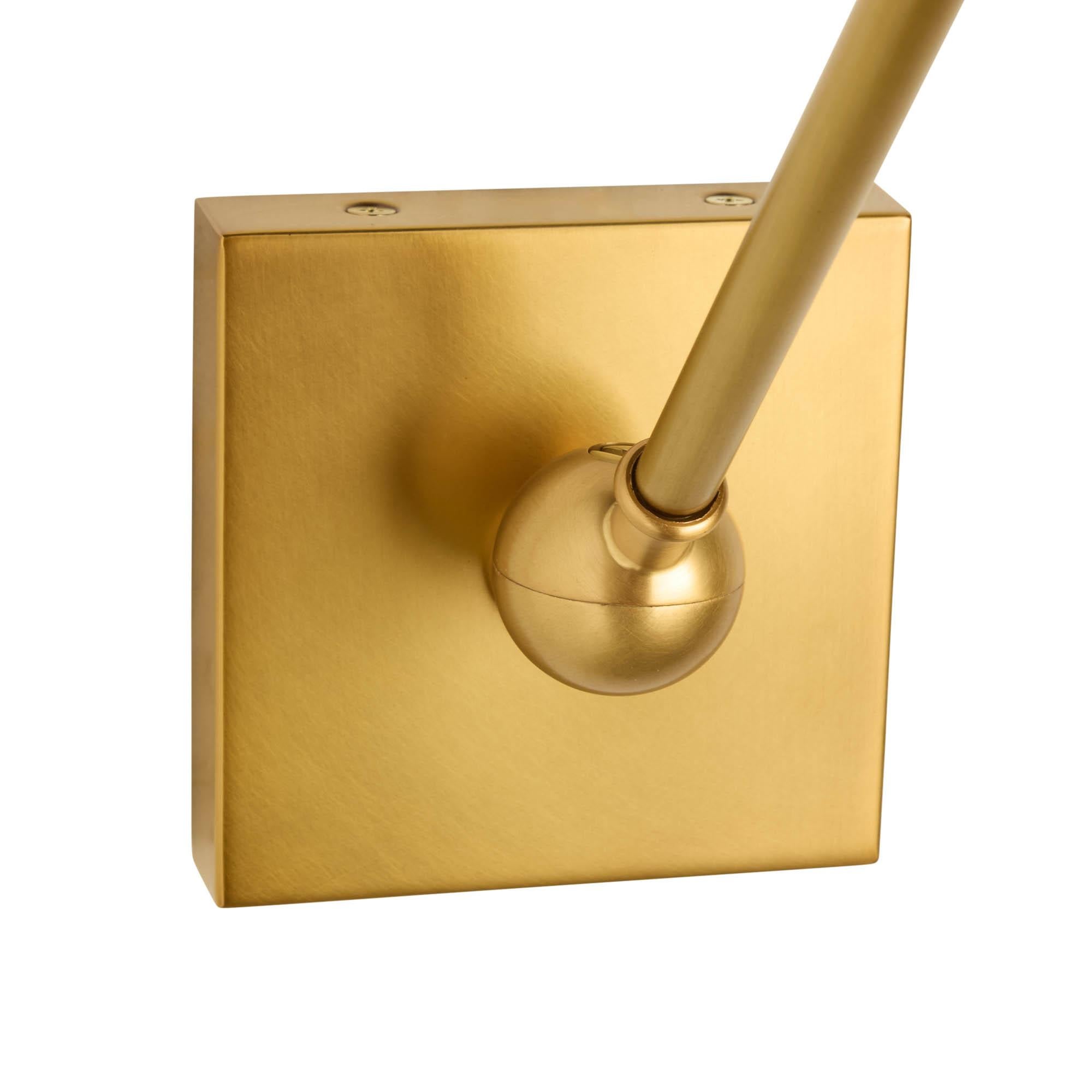 Padma Sconce DS49016 - Antique Brass, Natural Rattan For Sale 6