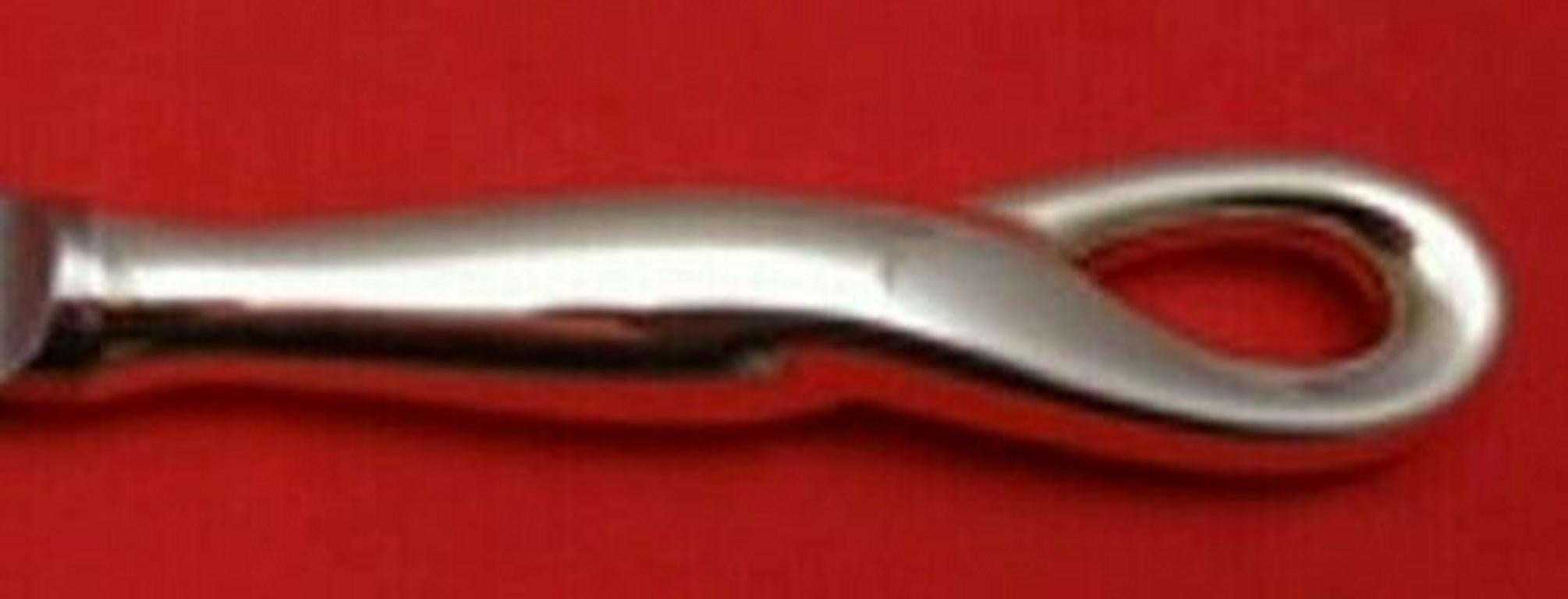 Sterling silver hollow handle with stainless French blade dessert knife 7 3/8