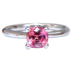Padparadscha No Heat 1.11ct Natural Sapphire Pink No Heat Platinum