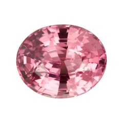 Padparadscha Sapphire 1.58ct Oval Natural Heated, Loose Gemstone