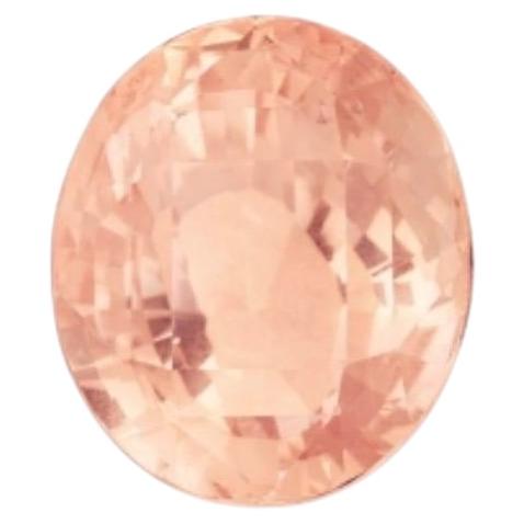 Padparadscha Sapphire 17.77 ct No Heat Ceylon Certified by GRS