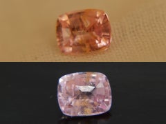 Padparadscha Sapphire, Gia, Handcrafted