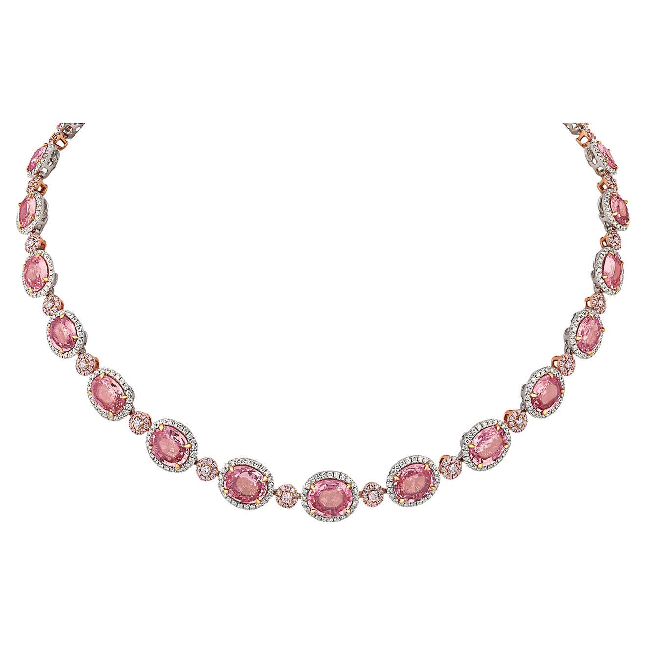 Padparadscha necklace Clearance