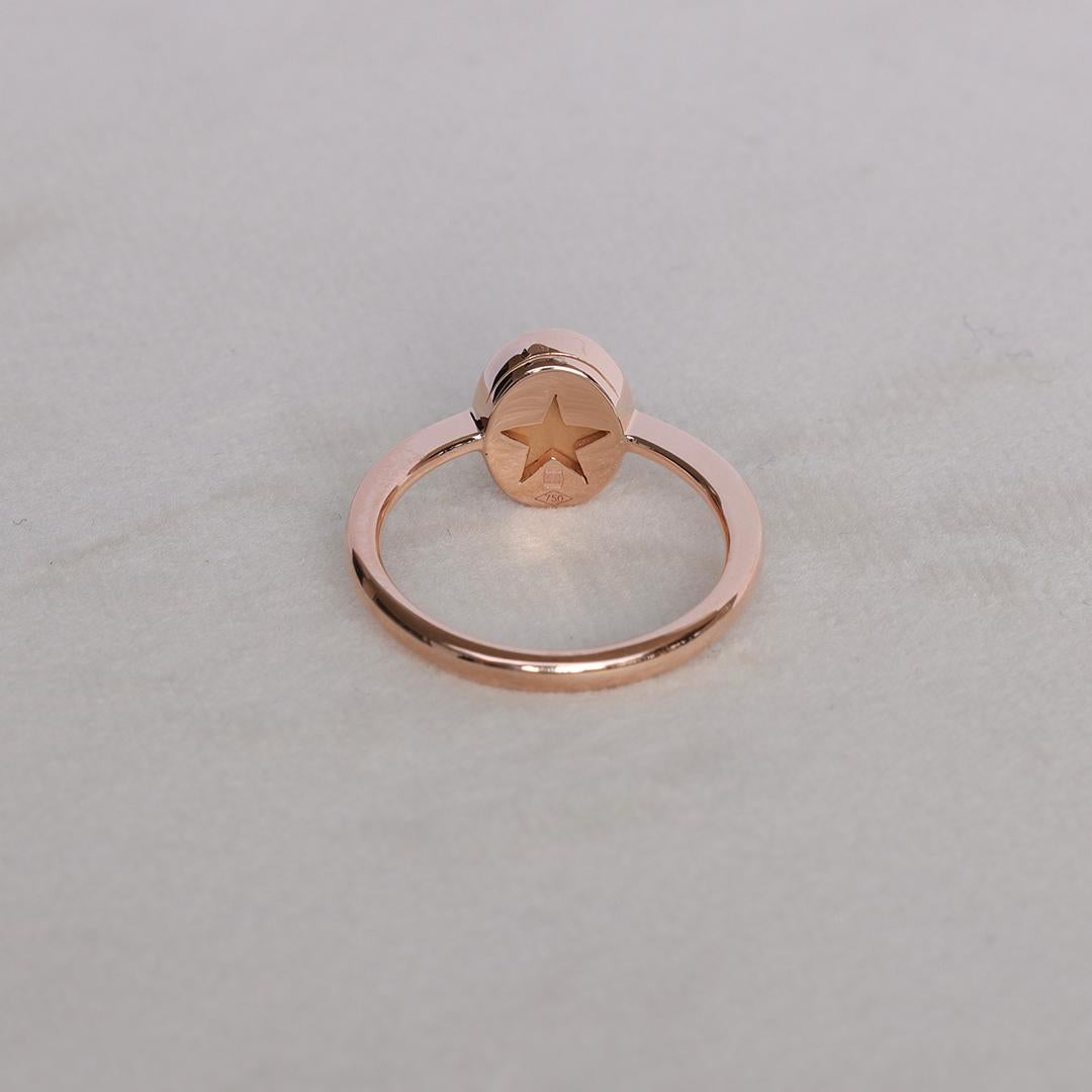 Padparadscha Pavé-Ring mit Saphir, rosa Spinell und Diamant im Angebot 1