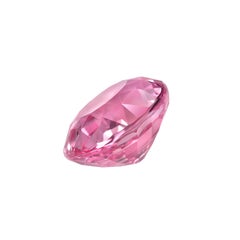 Padparadscha Sapphire Ring Gem 2.32 Carat Oval Loose Gemstone GIA Certified