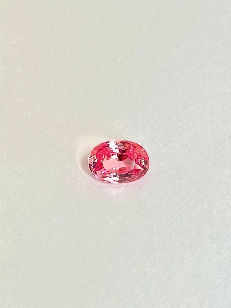 padparads... sapphire ‑ oval 3.41...