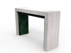 Mesa consola de mármol travertino Padua Diseño contemporáneo Mármol italiano Meddel