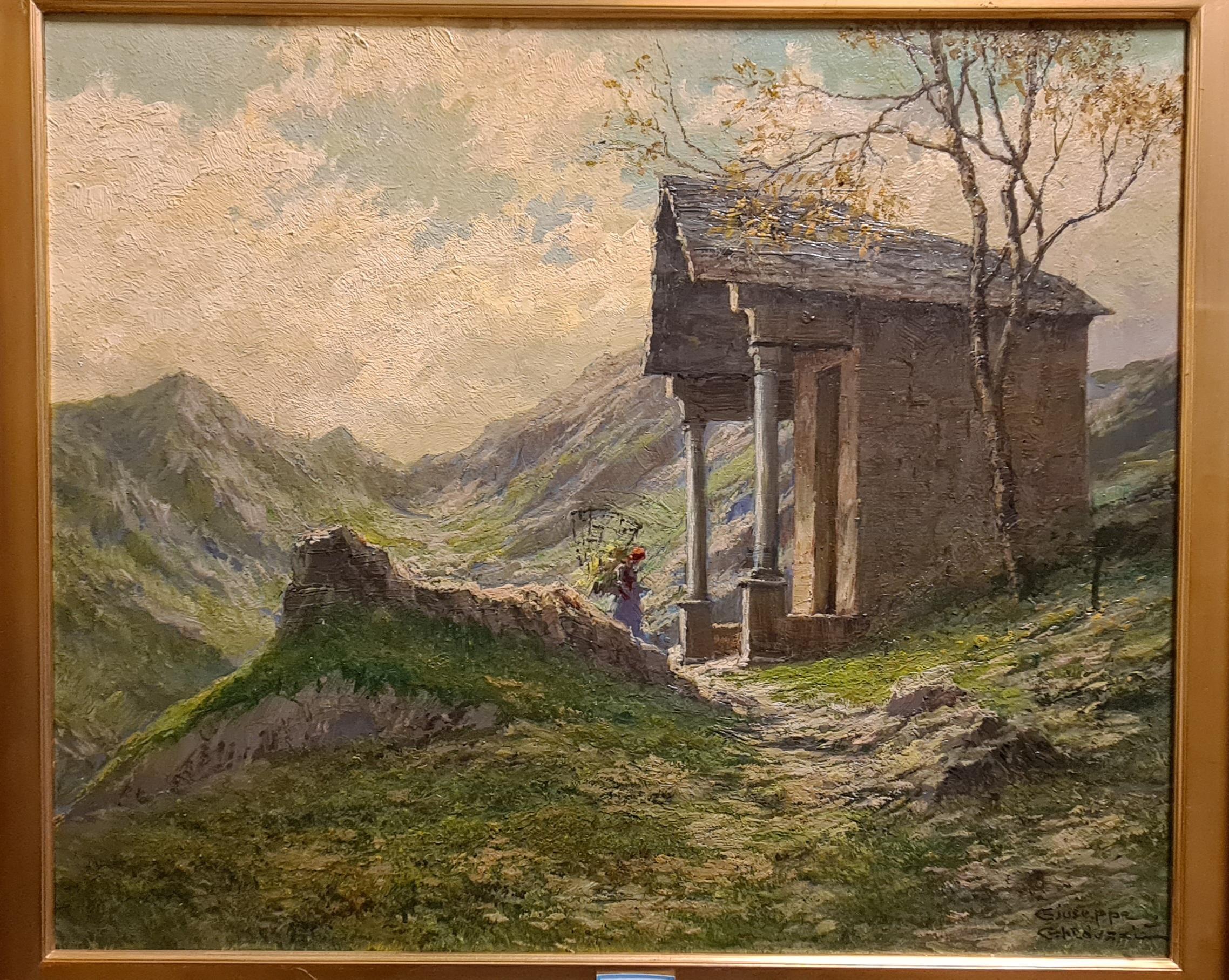 Landschaft von Meister Giuseppe Gheduzzi Anfang des 20 (Italienisch)