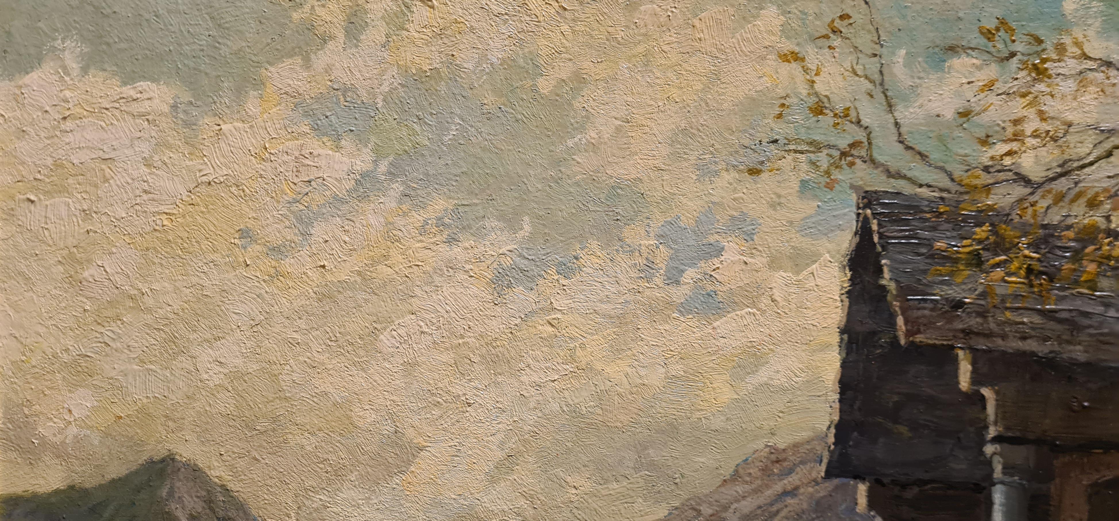 Paesaggio del maestro Giuseppe Gheduzzi primi del 900' 2