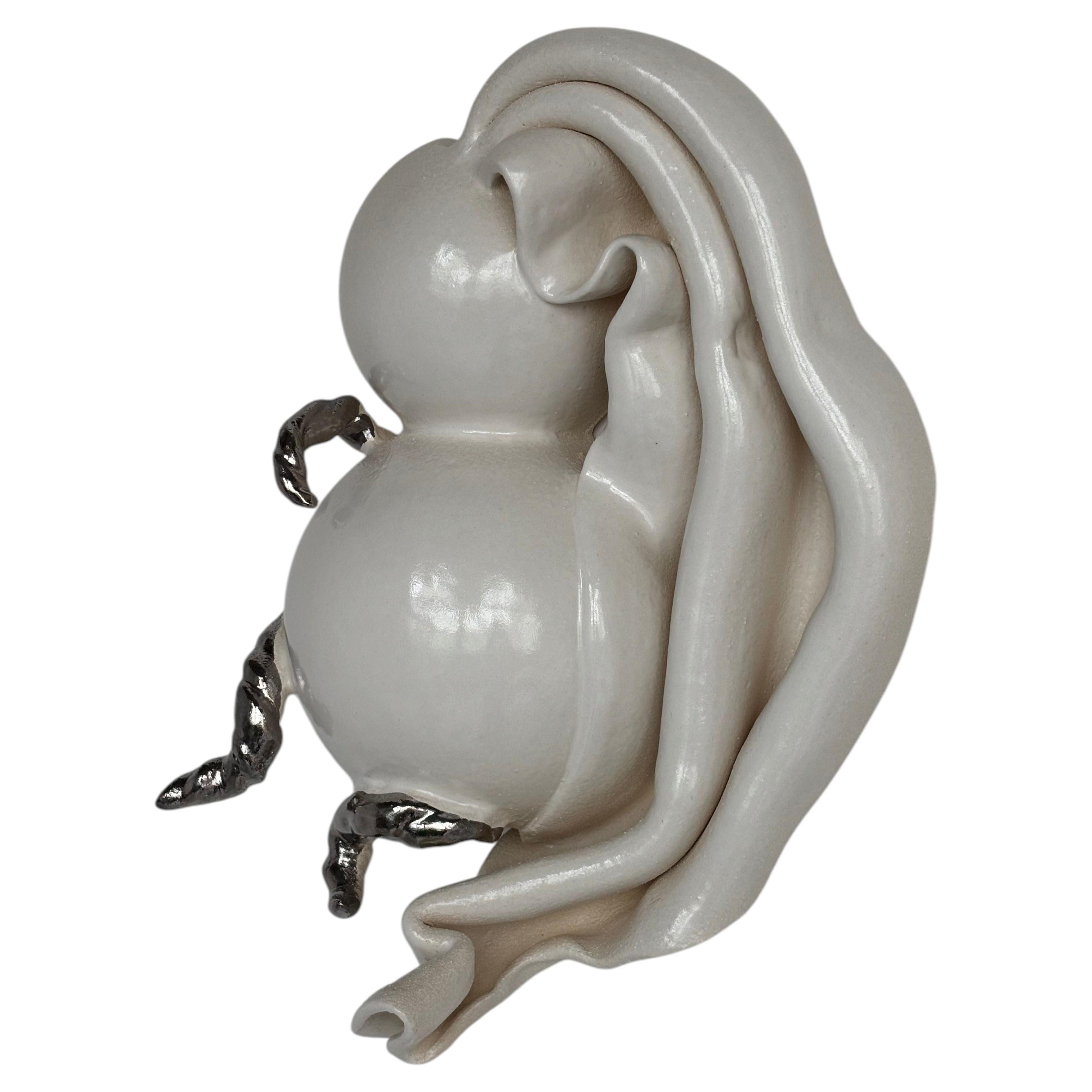 Paestrum Ceramic Wall Light by Lucile Gracile For Sale