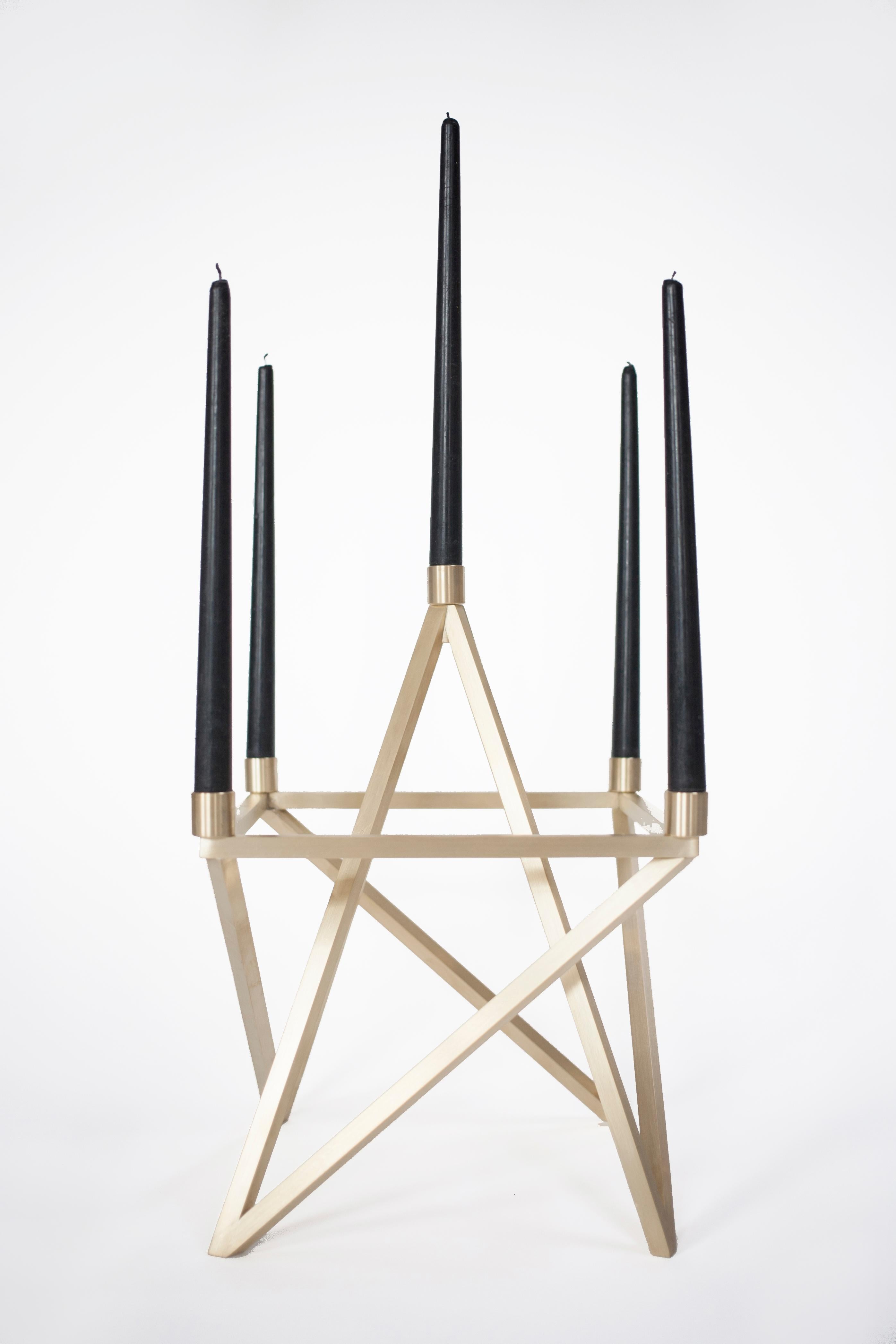 Powder-Coated Pagan Candelabra by Material Lust, 2014 For Sale