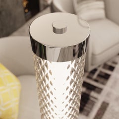 PAGANINI Handcrafted Modern Cylindrical Murano Glass Floor Lamp