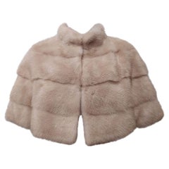 Pagano Ivory Mink Fur Jacket