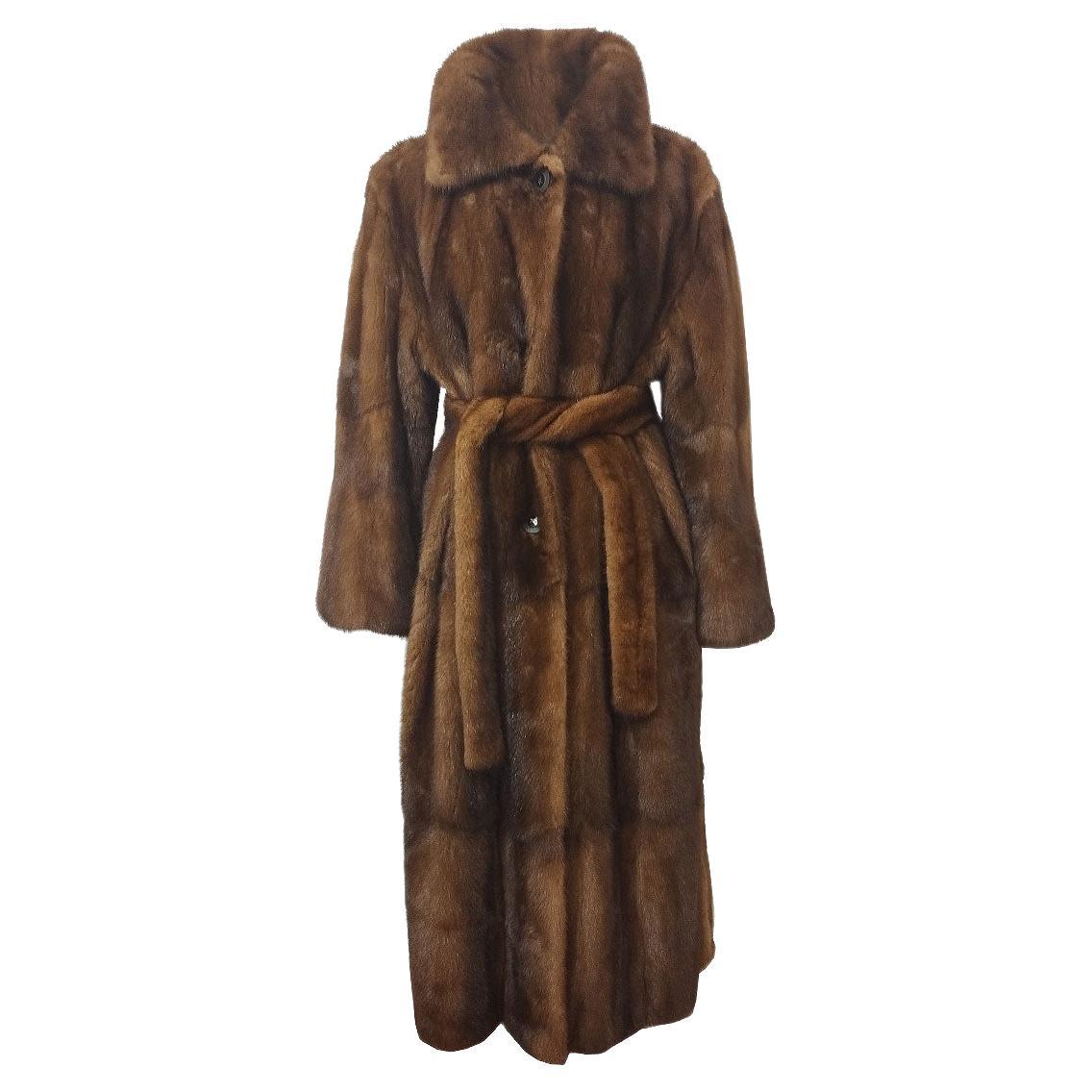 Pagano Mink Fur Coat M For Sale at 1stDibs
