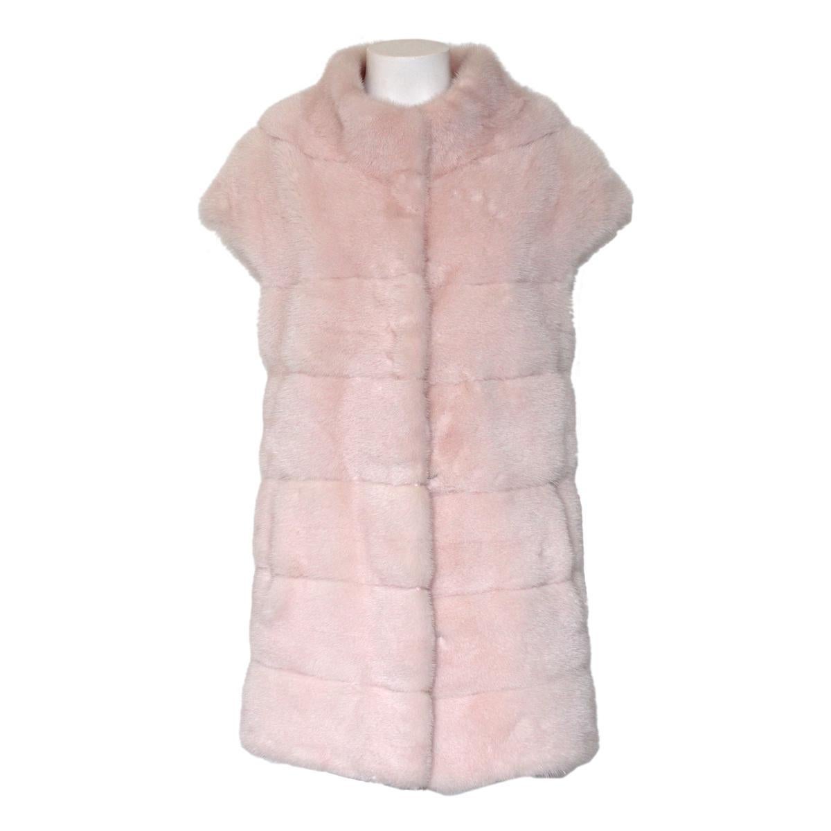 Pagano Porto Cervo Superior Pink Mink Vest