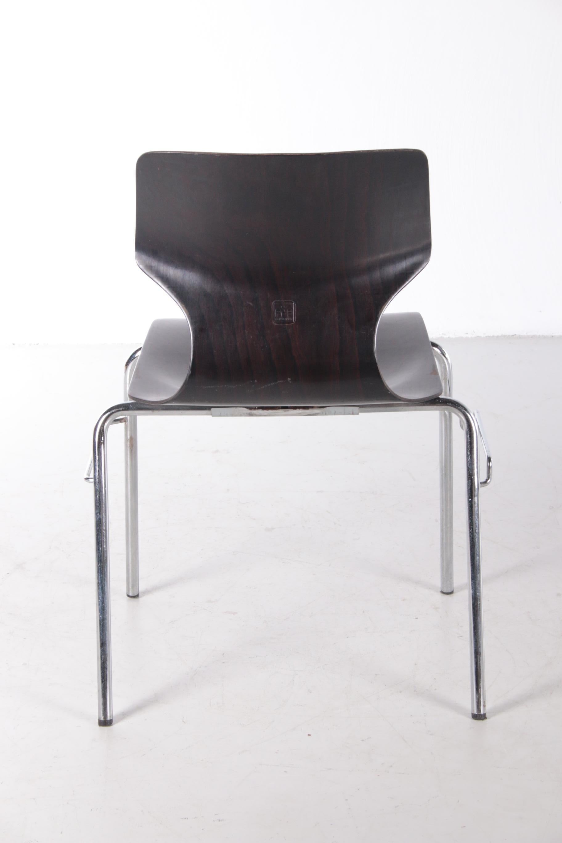 Fin du 20e siècle Ensemble de 14 chaises empilables Pagholz Flototto vintage, 1970 en vente