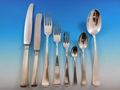 Pagoda by Hempel and Kaltenbach 800 Silver Flatware Set Service 75 Pcs Polish