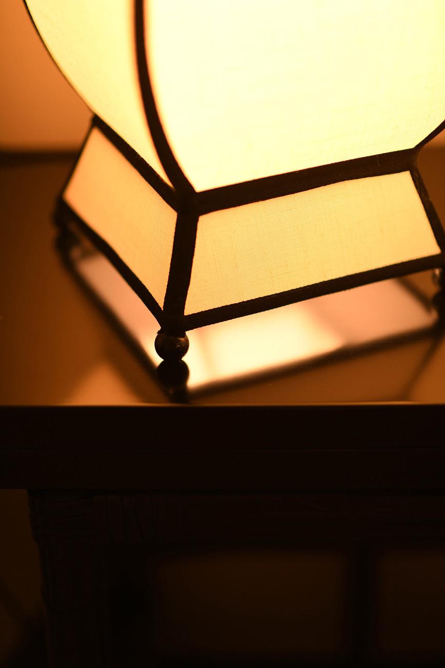 Métal Lampe pagode en coton Molto Editions (petite taille) en vente
