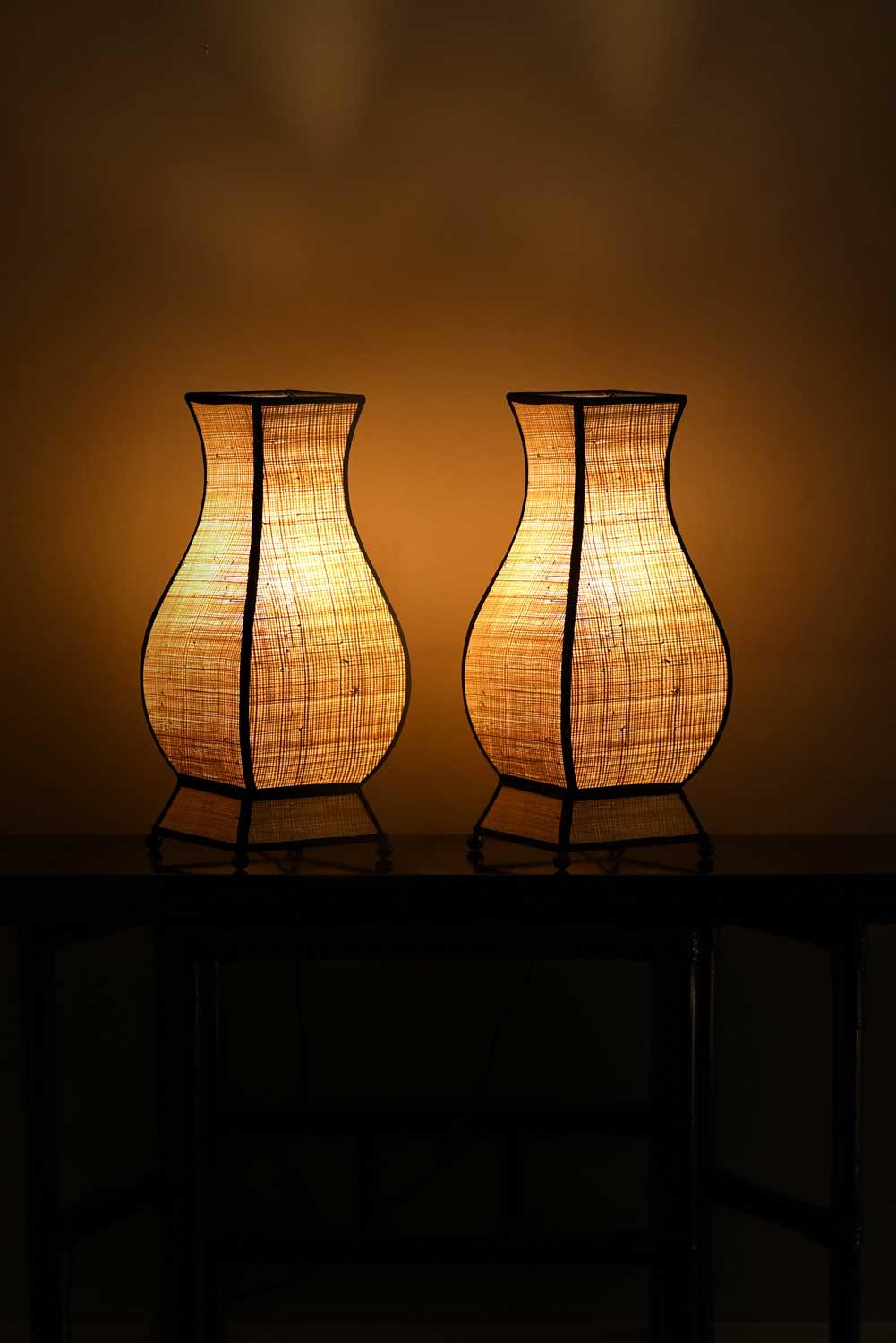 Pagoda Lamp in straw - Molto Editions (small size) For Sale 2