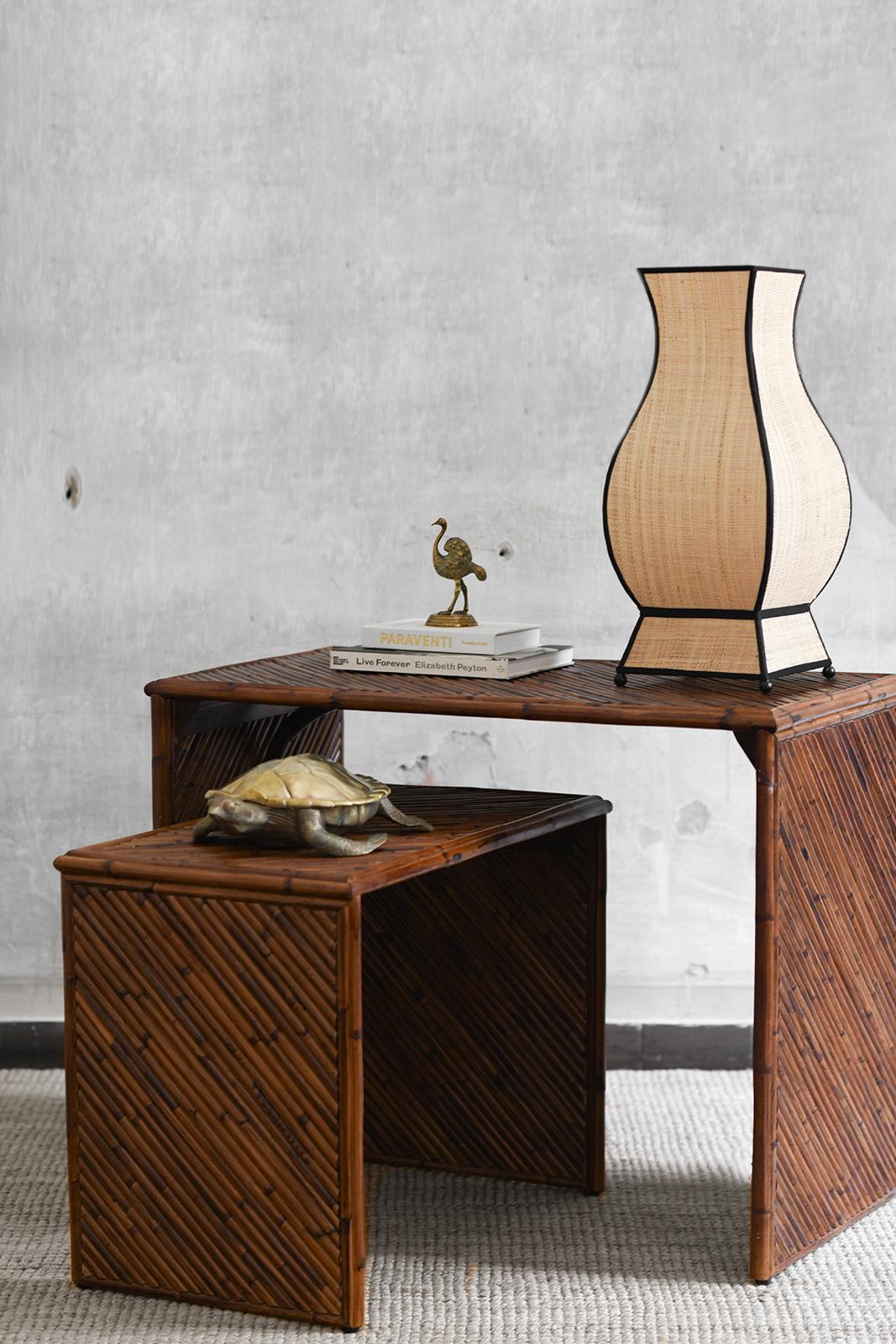 Pagoda Lamp in straw - Molto Editions (small size) For Sale 3