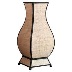 Lampe pagode en paille Molto Editions (petite taille)
