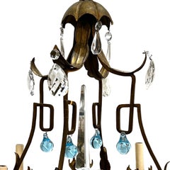 Pagoda Shaped French Crystal Chandelier