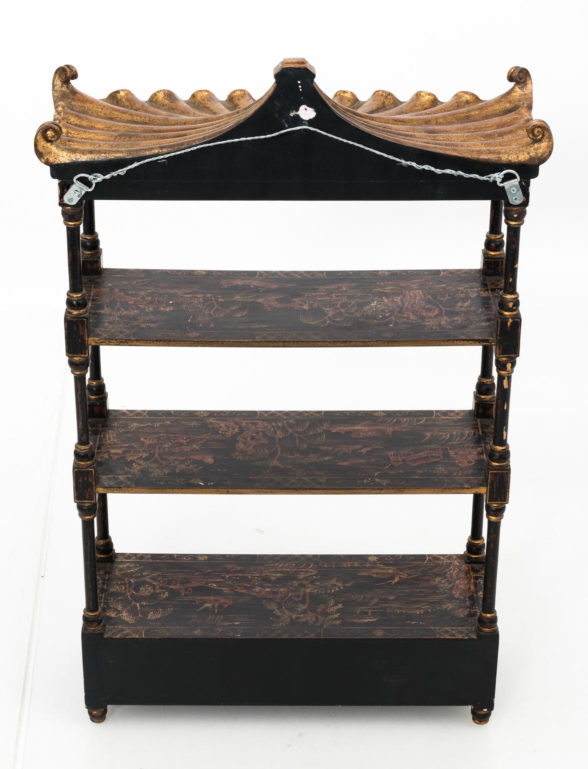 20th Century Pagoda Wall Shelf, circa 1980s
