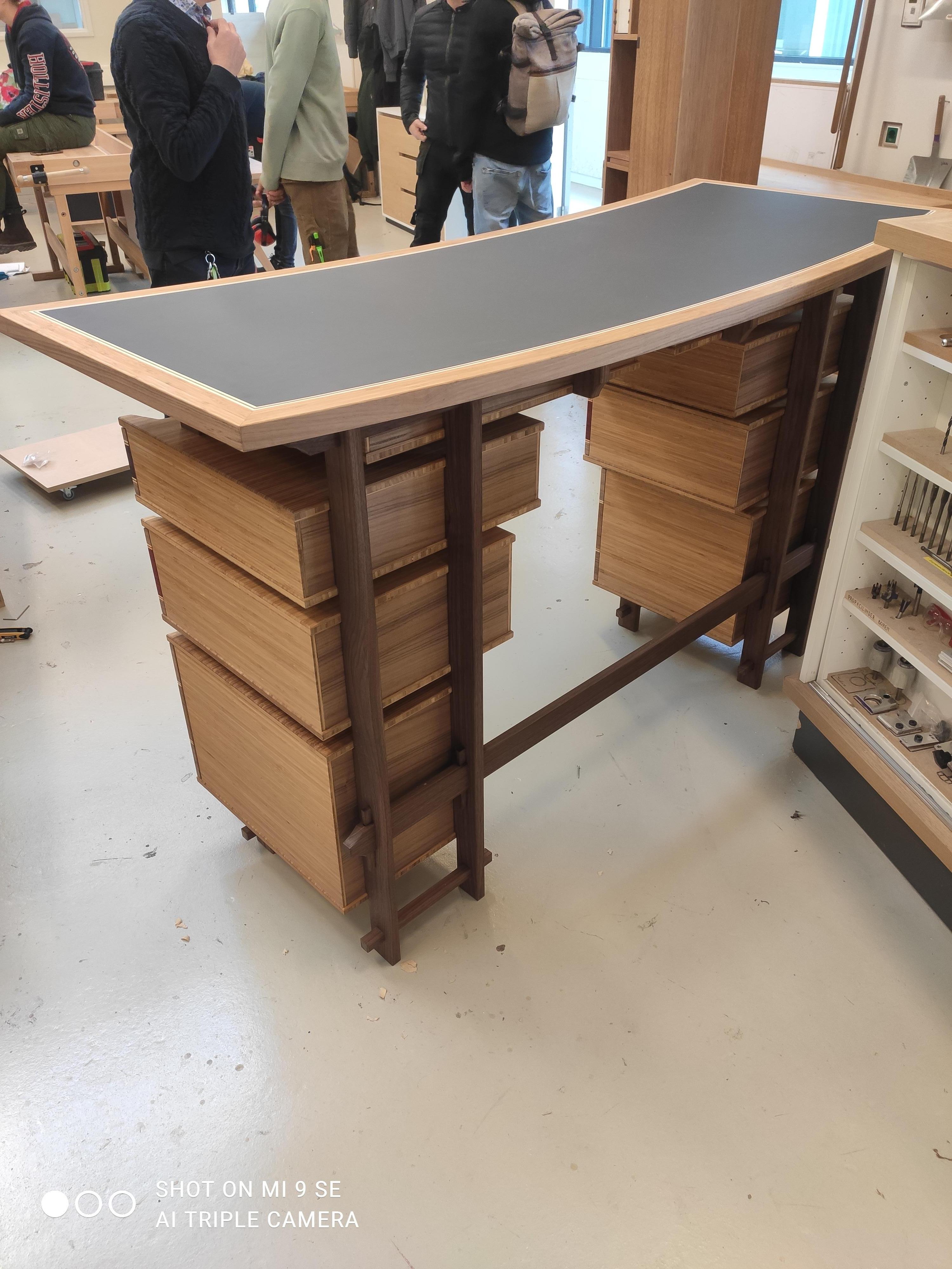 Dutch Pagodic Desk For Sale
