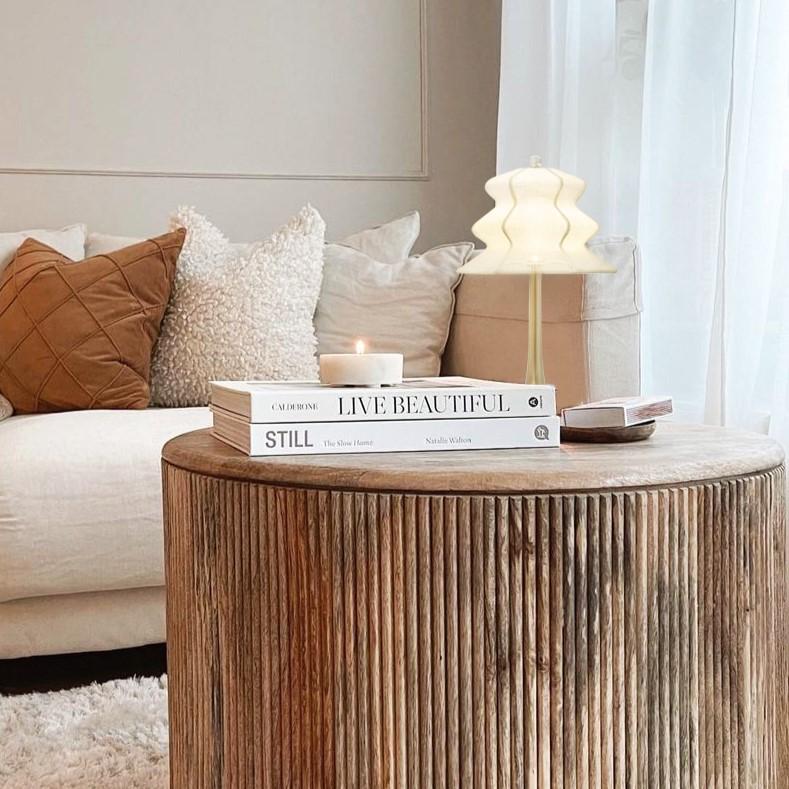 Ottone Lampada da tavolo contemporanea senza fili 