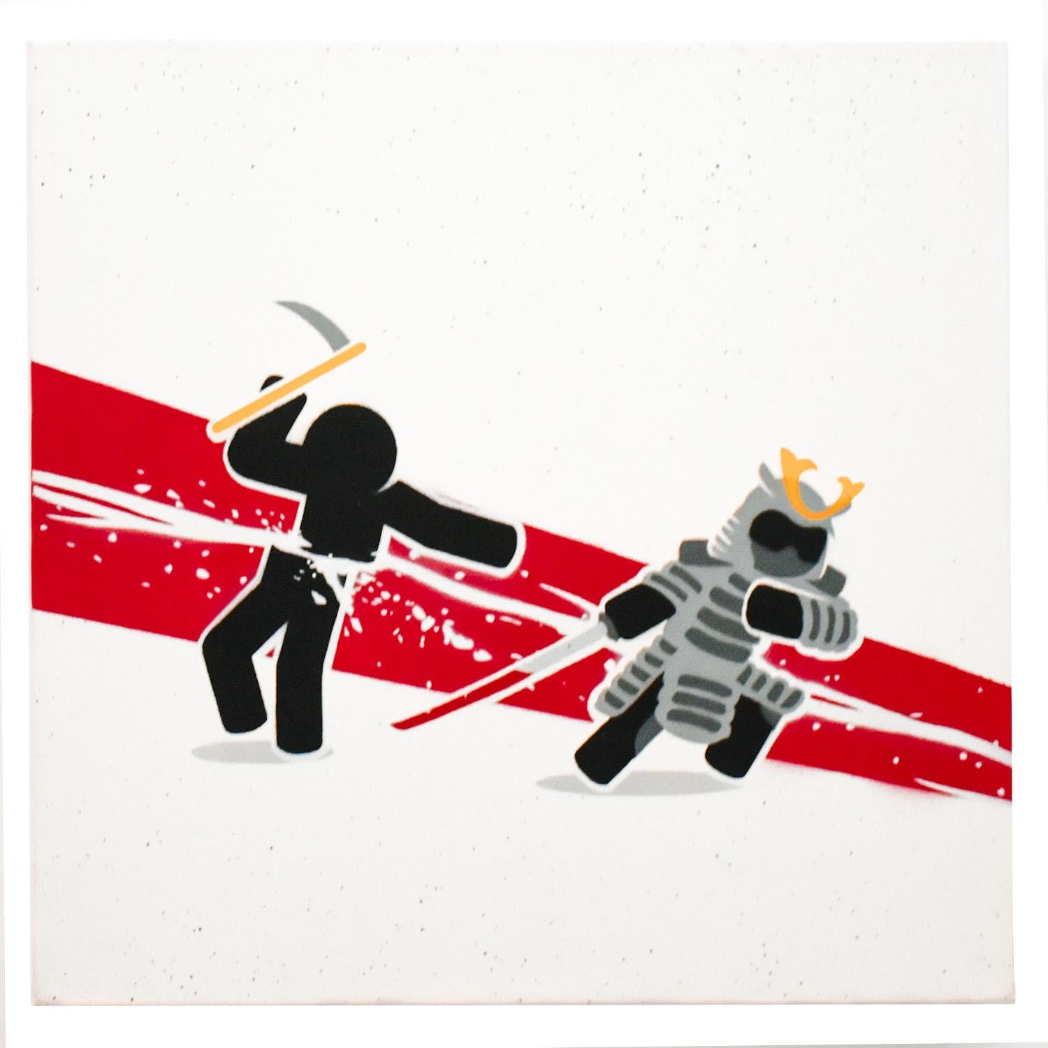 In Two With One Stroke (Original Artwork) - Contemporary Painting by PAHNL