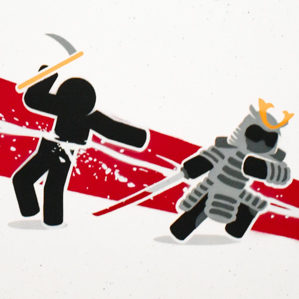 In Two With One Stroke (Original Artwork) For Sale 5