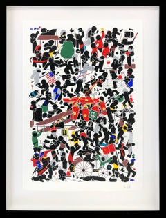 One Long Story (framed hand signed screen print)